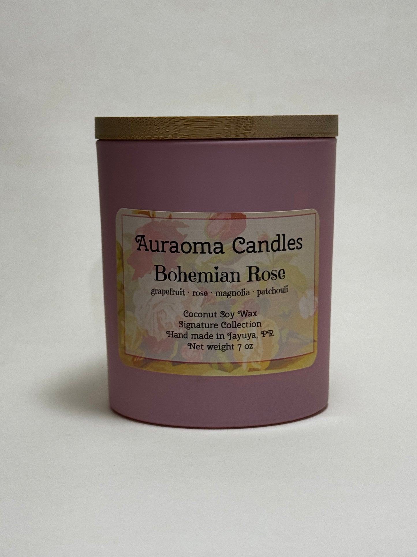 Bohemian Rose - Vela Aromática Artesanal