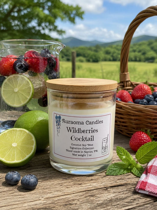Wildberries Cocktails - Vela Aromática Artesanal