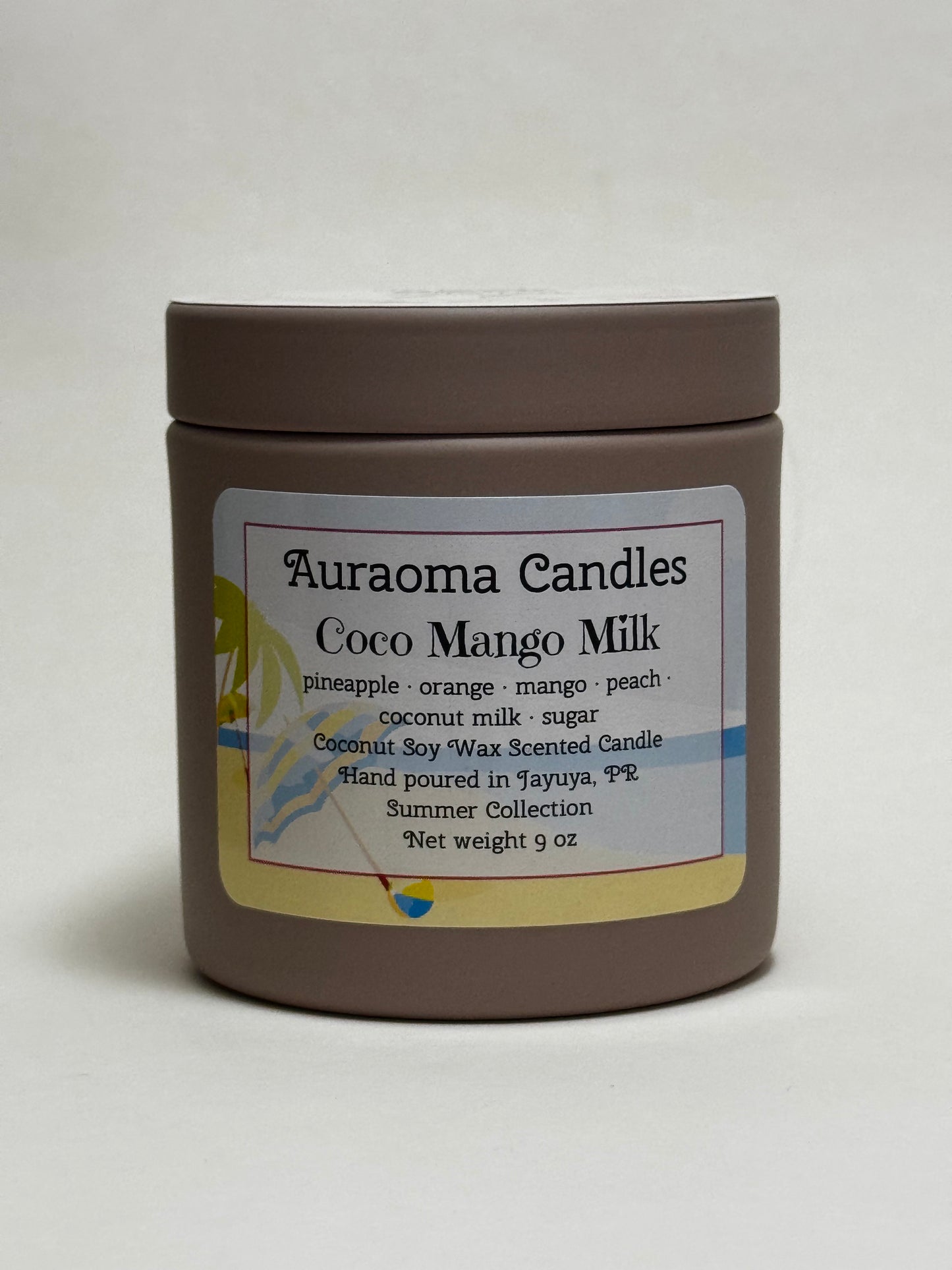 Coco Mango Milk - Vela Aromática Artesanal