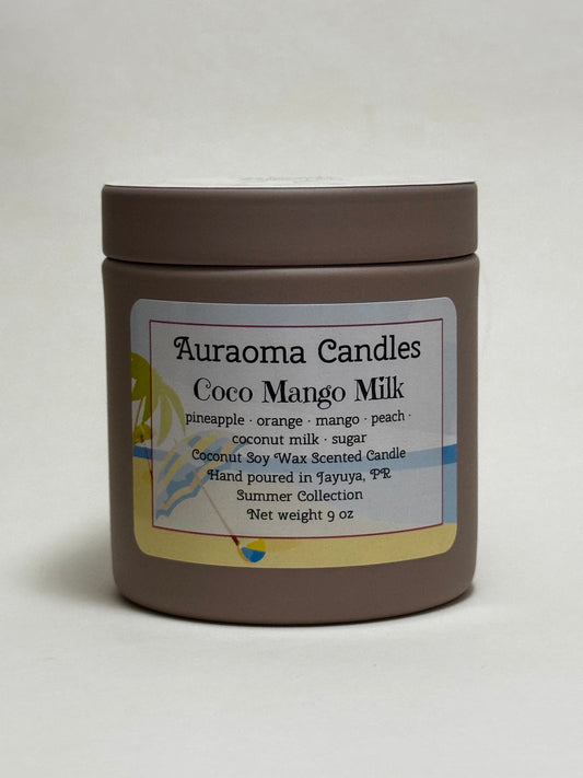 Coco Mango Milk - Vela Aromática Artesanal